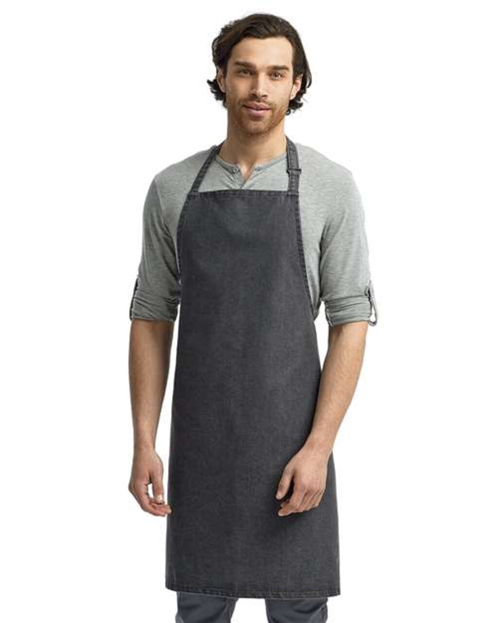 Artisan Collection by Reprime® Recycled Bib Apron Adjustable Neck Strap Durable Eco Friendly